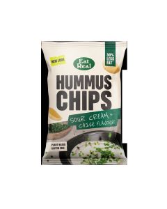 Eat Real - REALEST Sour Cream & Chive Hummus Chips - 10 x 110g