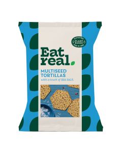 Eat Real - Sea Salt Multiseed Tortillas - 10 x 160g
