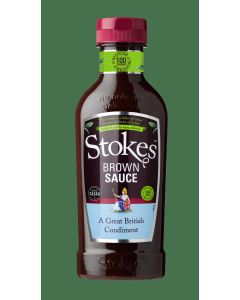 Stokes - Squeezy Real Brown Sauce - 10 x 505g