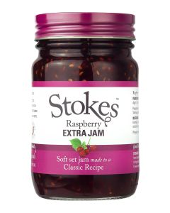 Stokes - Raspberry Extra Jam - 6 x 340g