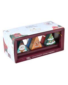 English Tea Shop - Organic White Wonders Christmas Tree Characters Collection - 6 x 12g