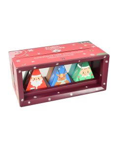 English Tea Shop - Christmas Characters Pyramid Wedge Gift Pack - 6 x 12g