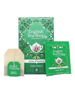 English Tea Shop - Organic Mighty Matcha 20 Tea Bag Sachet - 6 x 35g