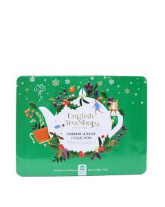 English Tea Shop - Premium Holiday Collection Green Gift Tin - 6 x 54g