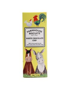 Farmhouse Biscuits  - Farmyard White Chocolate Chip Carton  - 12 x 150g
