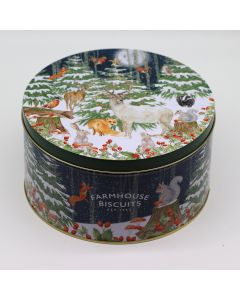 Farmhouse Biscuits - Woodland Scene Tin Biscuit Assortment - 4 x 500g