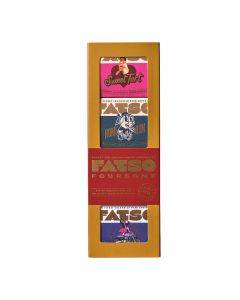FATSO - 4 Bar Mini Gift Box inc. 1 x King's Ransom, 1 x Nan's Stash, 1 x Home Run, 1 x Sweet Tart - 12 x 160g