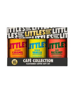Little's Coffee - Cafe Collection Flavoured Coffee Selection Gift Set (French Vanilla, Creamy Caramel, Rich Hazelnut) - 6 x 150g