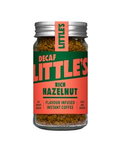 Little's Coffee - Flavoured Instant Coffee Rich Hazelnut Decaf  - 6 x 50g