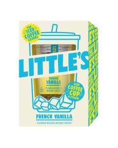 Little's Coffee - French Vanilla Instant Iced Coffee Gift Cup Set - 6 x 460g