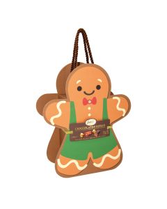 Feletti - Gingerbread Gift Box with Dark Chocolates filled with Hazelnut Cream (3 x Green & 3 x Red) - 6 x 200g