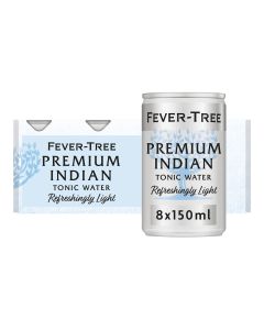 Fever-Tree - Refreshingly Light Tonic Water (3 x 8 x 150ml) - 3 x 1200ml