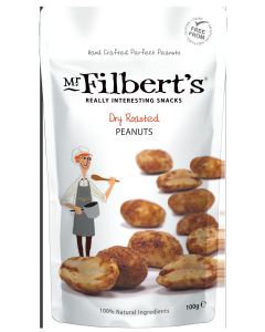 Mr Filbert's - Dry Roasted Peanuts - 12 x 100g