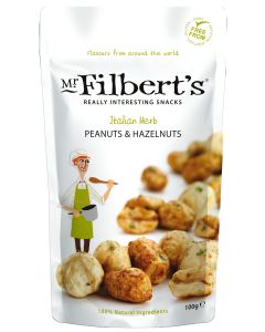 Mr Filbert's - Italian Herb Peanuts & Hazelnuts - 12 x 100g
