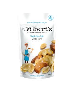 Mr Filbert's - Simply Sea Salt Mixed Nuts - 12 x 100g