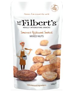 Mr Filbert's - Somerset Applewood Smoked Mixed Nuts - 12 x 100g