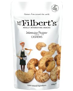 Mr Filbert's - Indonesian Pepper Inspired Cashews - 12 x 100g