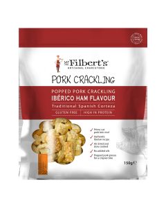 Mr Filbert's - Iberico Ham Flavour Popped Pork Crackling - 6 x 150g