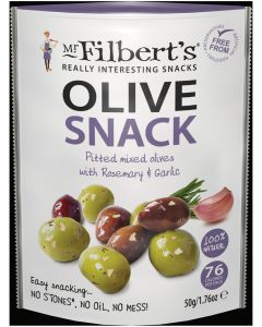 Mr Filbert's - Rosemary & Garlic Mixed Olives - 12 x 50g