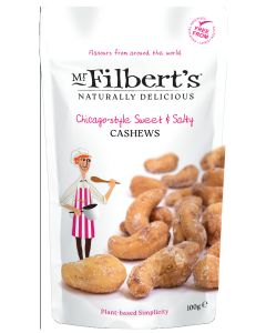 Mr Filbert's - Chicago Style Sweet & Salty Cashews - 12 x 100g