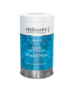 Mr Filberts - Classic Salt & Pepper Mixed Nuts Tins - 12 x 70g