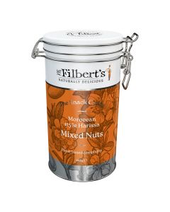 Mr Filberts - Moroccan Style Harissa Mixed Nuts Tins - 6 x 140g