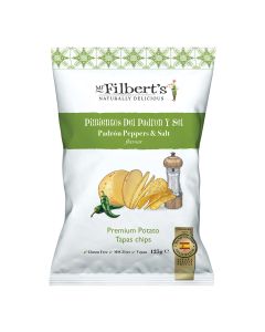 Mr Filbert's - Padron Peppers & Salt Premium Potato Tapas Crisps - 10 x 125g