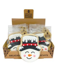 Original Biscuit Bakers - Snowman Sugar Cookies - 16 x 60g