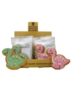 Original Biscuit Bakers - Assorted Gingerbread Dinosaurs - 18 x 30g