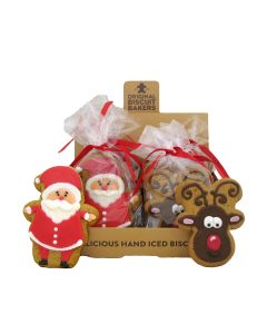 Original Biscuit Bakers - Santa & Reindeer Biscuits - 16 x 75g