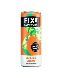 Fix8 Kombucha - Sicilian Citrus Kombucha  - 12 x 250ml