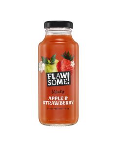 Flawsome! - Apple & Strawberry Cold-Pressed Juice Bottle - 12 x 250ml