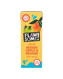 Flawsome! - Apple, Mango & Orange Wonky Fruit Water Carton - 27 x 200ml