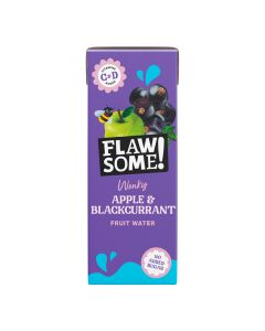 Flawsome! - Apple & Blackcurrant Wonky Fruit Water Carton - 27 x 200ml