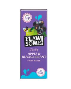 Flawsome!  - Apple & Blackcurrant Wonky Fruit Water Carton - 27 x 200ml