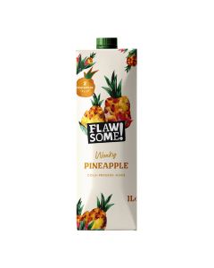 Flawsome! - Pineapple Cold-Pressed Juice Carton - 12 x 1L