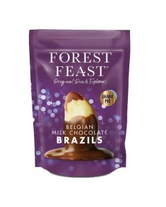 Forest Feast - Belgian Milk Chocolate Brazils Sharing Bag - 6 x 270g