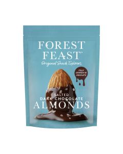 Forest Feast - Salted Dark Chocolate Almonds  - 8 x 120g