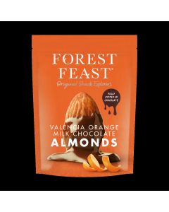Forest Feast - Valencia Orange Milk Chocolate Almonds - 8 x 120g