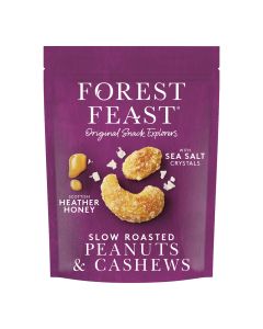 Forest Feast - Scottish Heather Honey Roasted Peanuts & Cashews - 8 x 120g