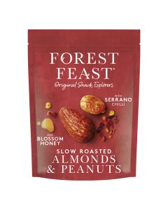 Forest Feast - Serrano Chilli Honey Peanuts & Almonds - 8 x 120g