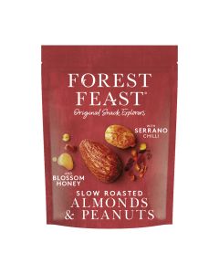 Forest Feast - Serrano Chilli Honey Peanuts & Almonds - 8 x 120g