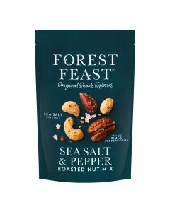Forest Feast - Sea Salt & Black Peppercorn Nut Mix - 8 x 120g