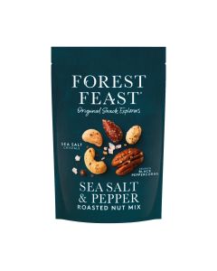 Forest Feast - Sea Salt & Black Peppercorn Nut Mix - 8 x 120g