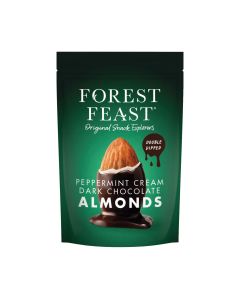 Forest Feast - Peppermint Cream Dark Chocolate Almonds - 8 x 120g