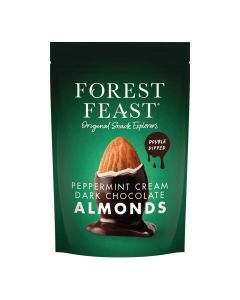 Forest Feast - Peppermint Cream Dark Chocolate Almonds - 8 x 120g