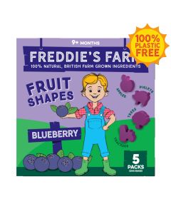 Freddie's Farm - Fruit Shapes - Multipack - Blueberry - 5 x 100g