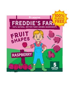 Freddie's Farm - Fruit Shapes - Multipack - Raspberry - 5 x 100g