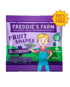 Freddie's Farm - Blueberry Fruit Shapes (in CDU box) - 16 x 20g