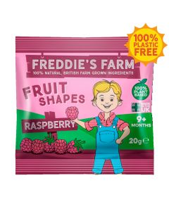 Freddie's Farm - Raspberry Fruit Shapes (in CDU box) - 16 x 20g
